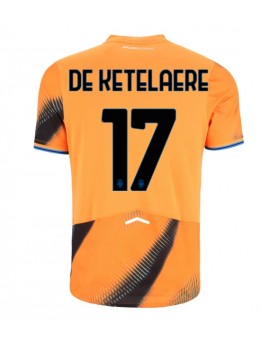 Moški Nogometna dresi replika Atalanta Charles De Ketelaere #17 Tretji 2025-26 Kratek rokav
